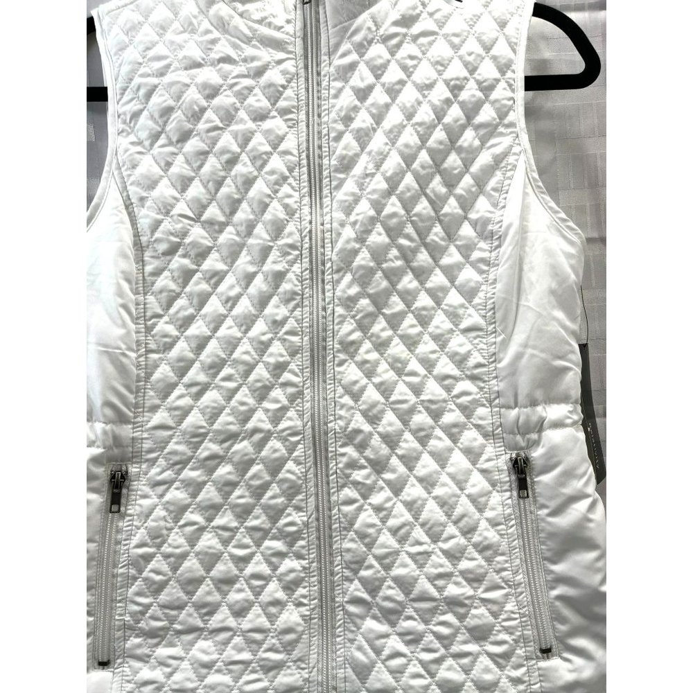 RELATIVITY OUTWEAR, Women VEST, sleeveLESS, SIZE S, COLOR WHITE - Picture 8 of 11